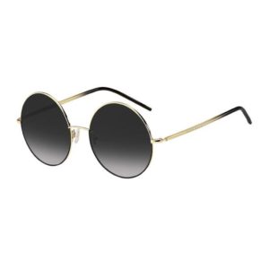 Hugo Boss Sonnenbrille rund schwarz/gold