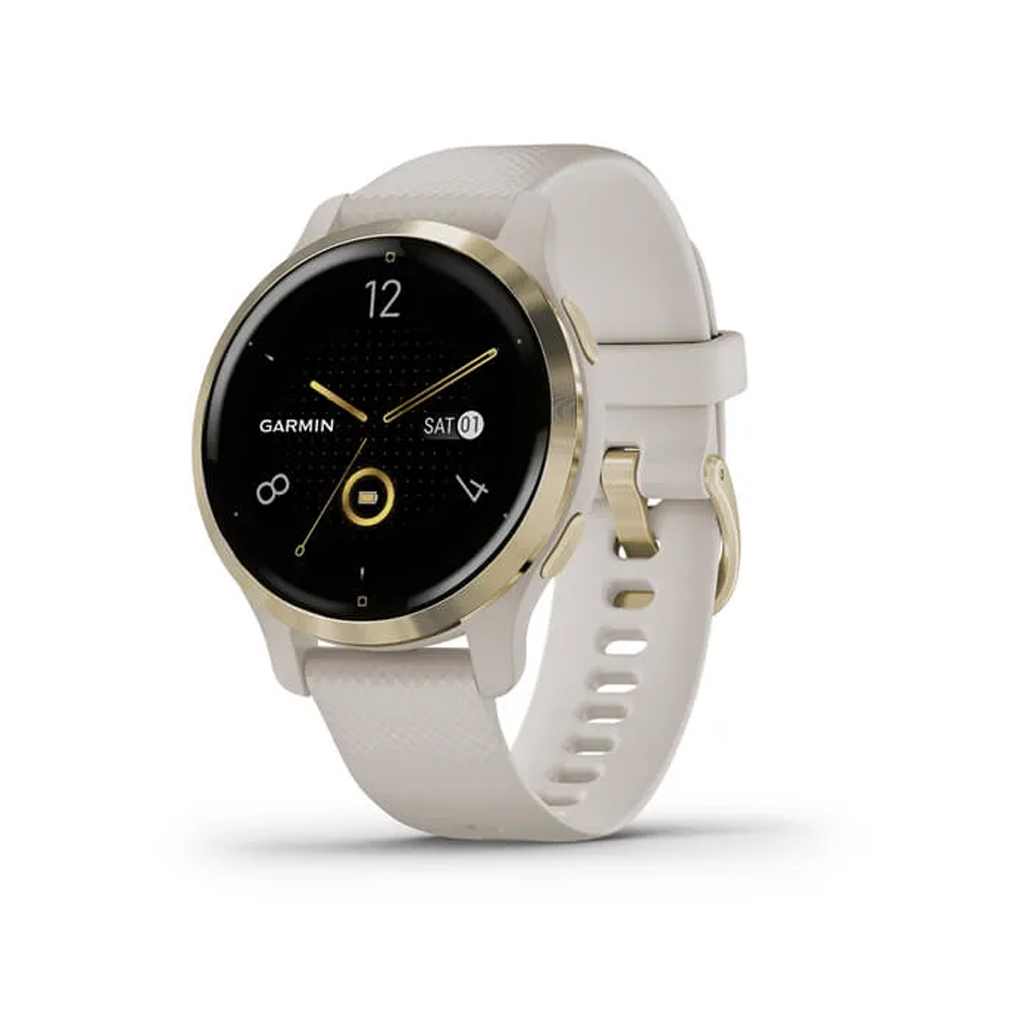 Garmin Venu 2S Smartwatch in beige gold