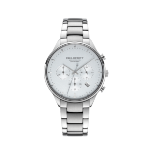 Paul Hewitt Herrenuhr Chrono silber