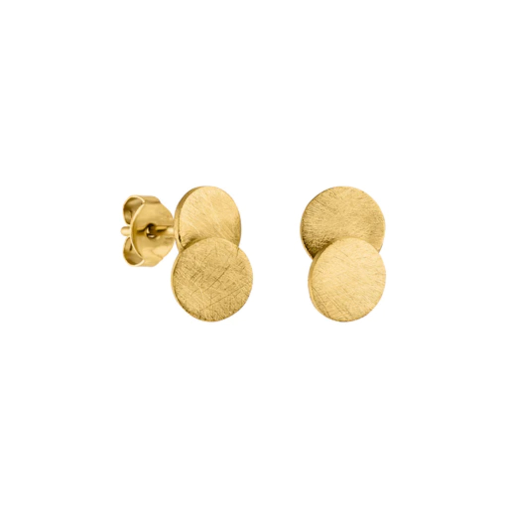 M&M Ohrstecker Pure Volume in gold