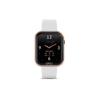 OPS CALL Smartwatch in weiss/rosegold
