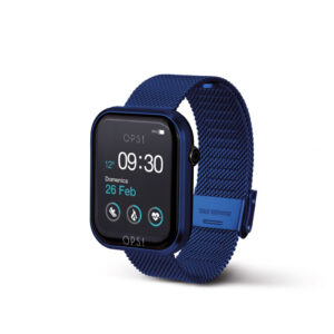 OPS Smartwatch in blau mit Mesharmband