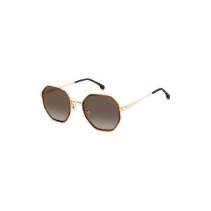 Carrera Eyewear Sonnenbrille mit Metallbügeln in gold/braun