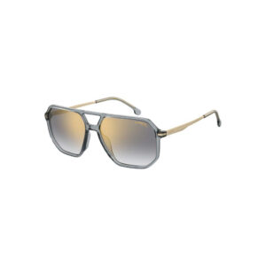 Carrera Eyewear Sonnenbrille in grau mit goldenen Bügeln für Männer