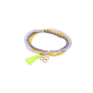 MARINA GARCIA Zen Armband in lila, gelb