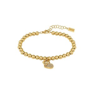 Armband von HUGO BOSS in gold mit Zirkonia Steinen