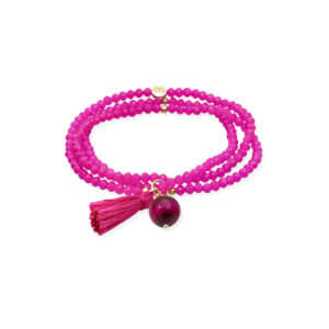 Marina Garcia Armband Zen in rosa Fuchsia