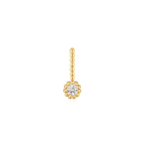 Ania Haie Gold Beaded Bezel Charm Anänger