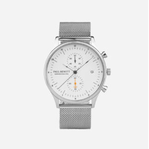 PAUL HEWITT Uhr Chrono Quartz mit Mesh Armband in silber