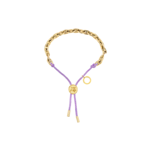 PAUL HEWITT Armband Turtle Anchor Chain in Gold Lila