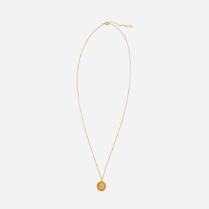 Paul Hewitt Halskette SuMoS in gold mit orangener Sonne