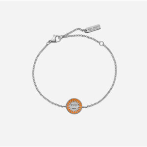 Paul Hewitt Armband silber mit Sonne in orange