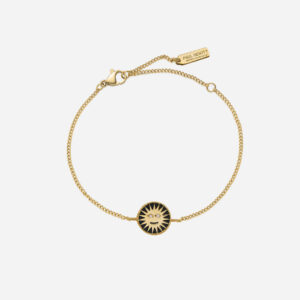 Paul Hewitt Armband mit Smiley in gold schwarz