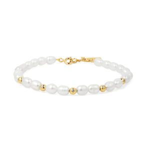 Ania Haie Armband mit Frischwasserperle in gold