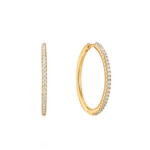 Ania Haie Ohrringe in gold mit Zirkonia Steinen