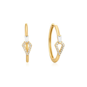 Ania Haie Ohrringe Gold Cubic Zirkonia