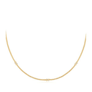 Ania Haie Halskette Gold Cross Station