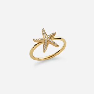 Paul Hewitt Ring Sea Star in gold