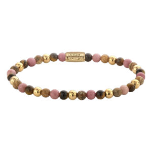 Rebel & Rose Damen Armband Winter Glow in gold/rosa
