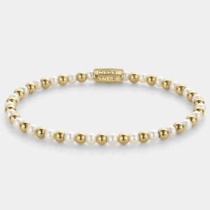 Rebel & Rose Armband Mix Pearl in gold für Frauen