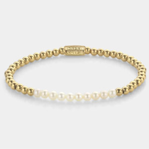 Rebel & Rose Armband Pearl meets Gold für Damen