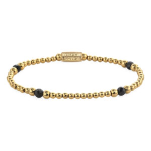 Rebel and Rose Armband für Damen in gold schwarz