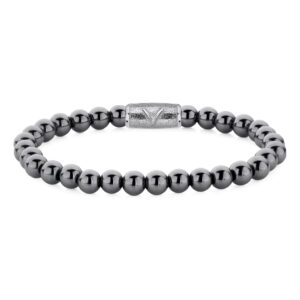 Rebel & Rose Edelstein Armband in silber mit Hämatit