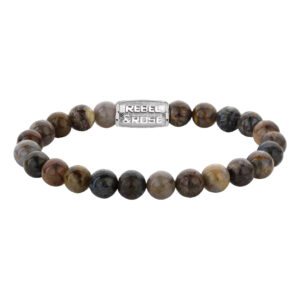 Reble & Rose Armband für Herren Autumn Rocks in braun,blau,grau