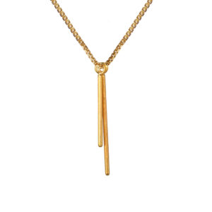 Scherning Lee Duo Halskette in gold