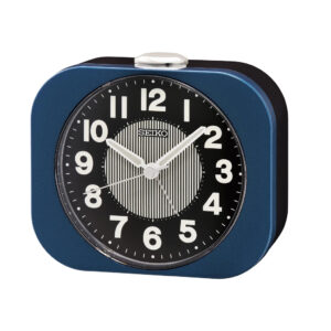 Seiko Quarzwecker in blau mit durchlaufender Sekunde