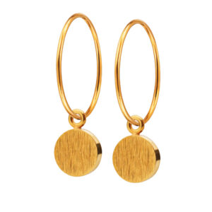 Scherning Sign Ohrringe in gold