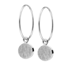 SCHERNING Ohrringe Sign in silber