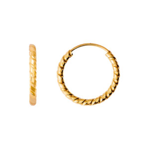 XENOX Creolen Fine Basic in gelbgold