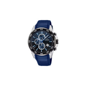FESTINA Herrenuhr The Originals in blau mit Silikon Armband