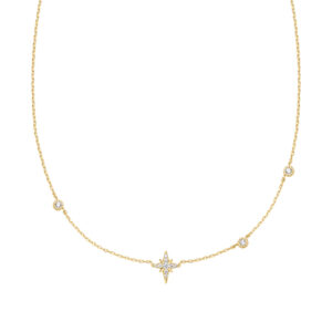 Ania Haie Halskette Gold Eight-Pointed Star