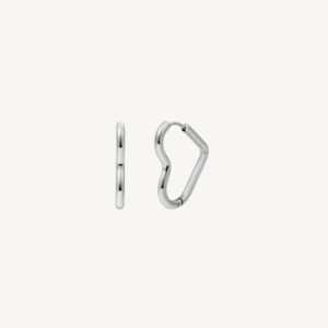 XENOX Ohrringe Heart Mini als Creole in Sterlingsilber