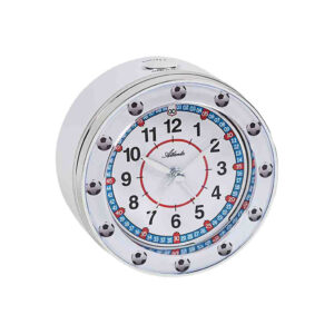 Atlanta Fussball-Wecker für Kinder in weiss und blau