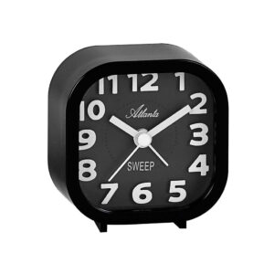 Atlanta Wecker in schwarz