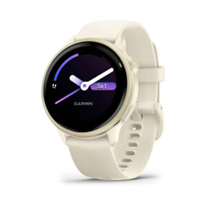 GARMIN vivoacitv 6, GPS, Bone/Lunar Gold Smartwatch