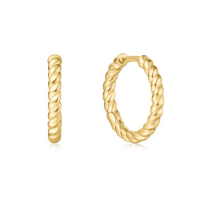 Ania Haie Ohrringe Gold Textur Medium