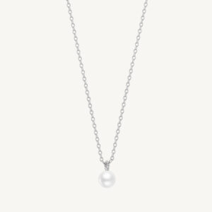 XENOX Halskette Bubble Pearl in sibler