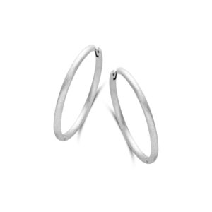 Spirit Icons Creolen Balance Hoop in 925er Sterlingsilber 30mm