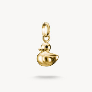 Thomas Sabo Charm Anhänger Ente in silber vergoldet
