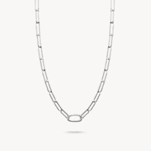 Thomas Sabo Charm Kette Paperclip mit einem Connect Link in silber