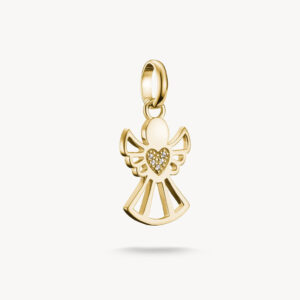 Thomas Sabo Beschützer der Liebe Charm Anhänger in silber vergoldet
