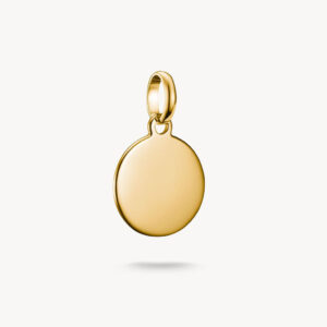 Thomas Sabo Charm Anhänger Coin Connect in gold zum gravieren