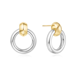 Ania Haie Ohrringe Two Tone in silber und gold
