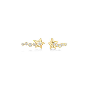 Ania Haie Ohrstecker Gold Sparkling Meteor