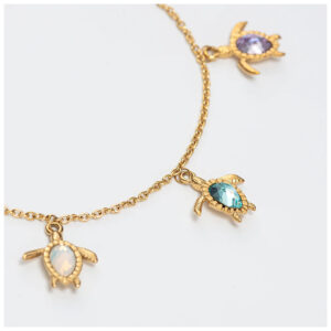 Paul Hewitt Armkette Turtle Rainbow in gold