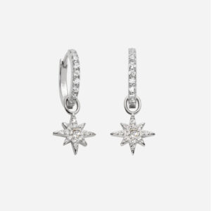 Paul Hewitt Ohrringe Windrose in silber